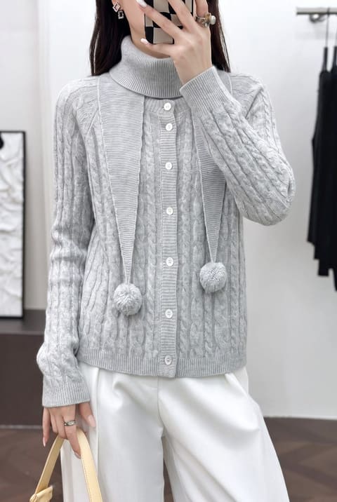 货号2626230 蓓婴绒绞花开衫 第 10 张