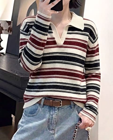 货号2626627 波尔牛绒翻领拼色 第 3 张