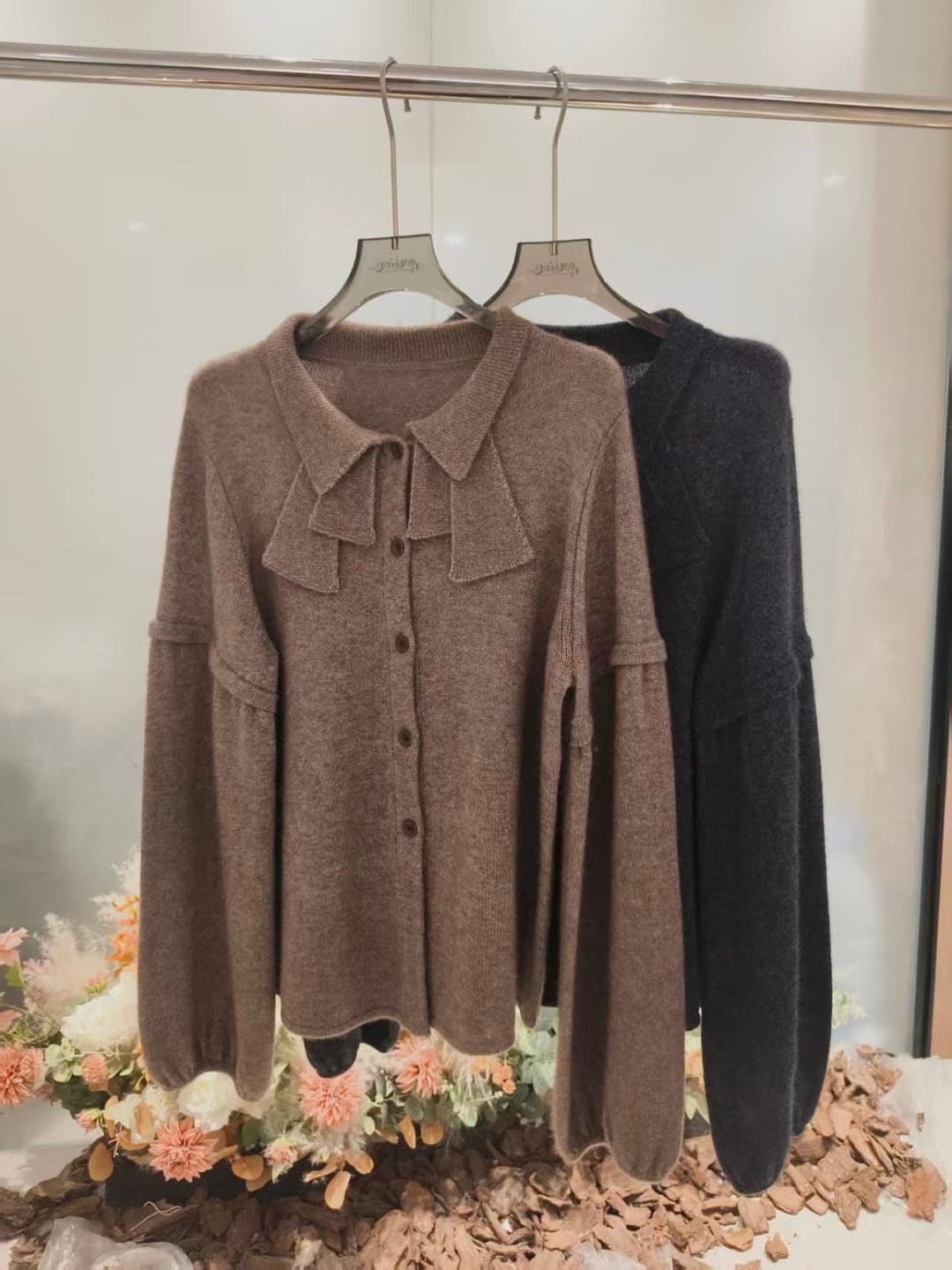 货号2626639 波尔牛绒不并丝开衫_嘉兴明臻禧服饰有限公司