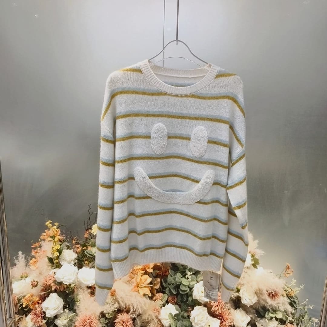 货号2626249 蓓婴绒圆领拼色笑脸_嘉兴明臻禧服饰有限公司