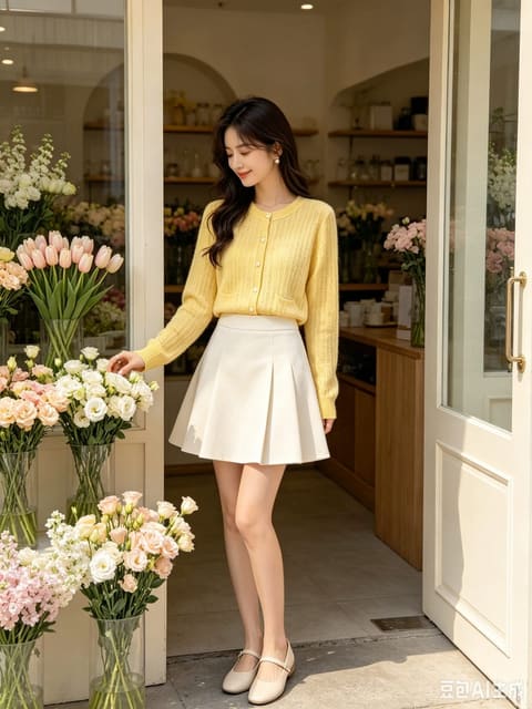 31096 丝羊绒珠片圆领开衫 M L XL 第 5 张
