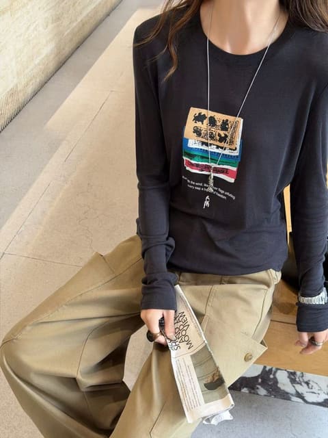 9688动物印花小版长袖 第 5 张