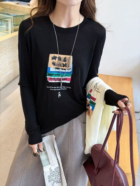 9688动物印花小版长袖 第 4 张