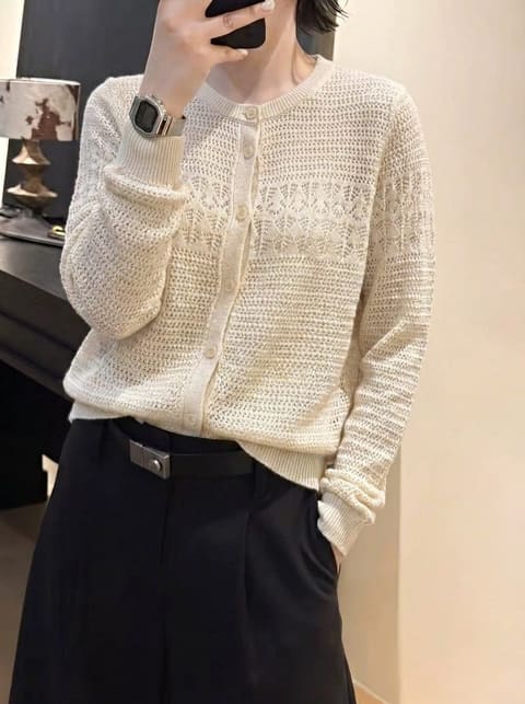 货号66737 云丝纸纱长袖开衫 第 2 张