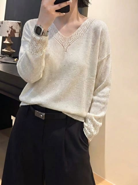 货号66738 臻麻和纸长袖开衫 第 2 张
