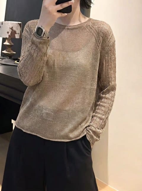 货号66736 云丝纸纱长袖 第 2 张