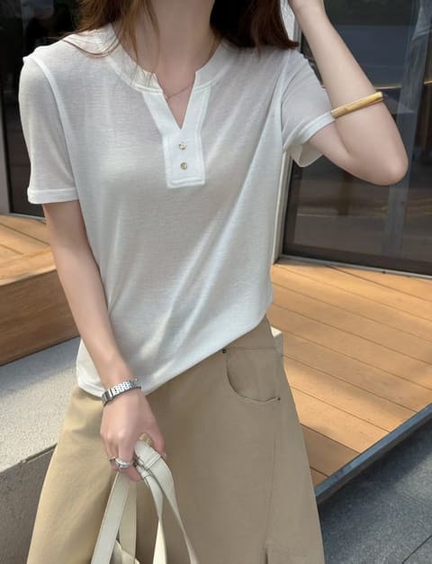 9507小v半开衫钉扣款 第 10 张