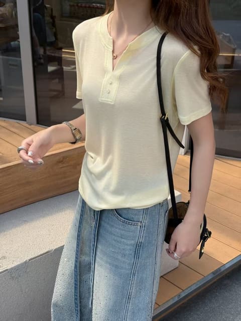 9507小v半开衫钉扣款 第 4 张