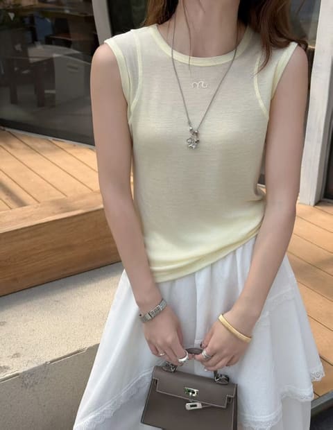 9512前后拼接刺绣M背心 第 3 张