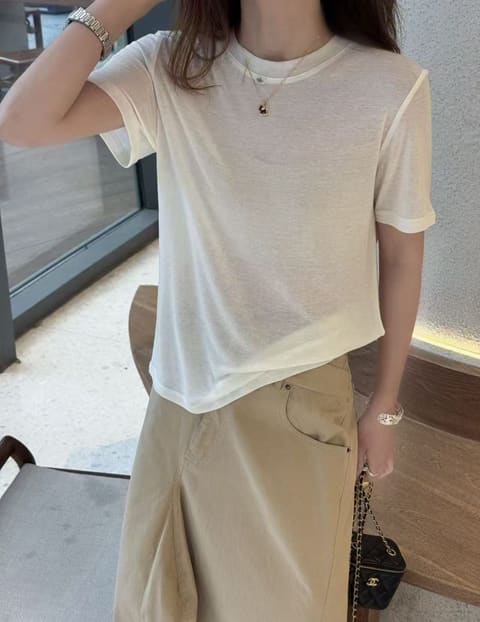 9513后背拼接前钉扣圆领款 第 3 张