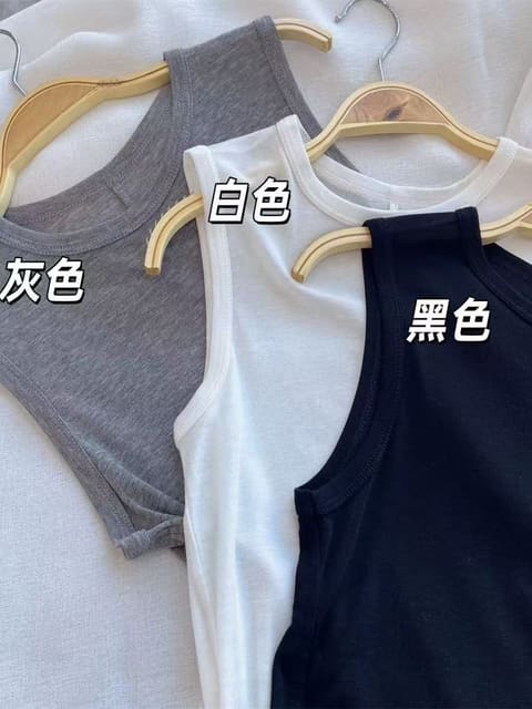 9616侧缝开叉背心款 第 1 张