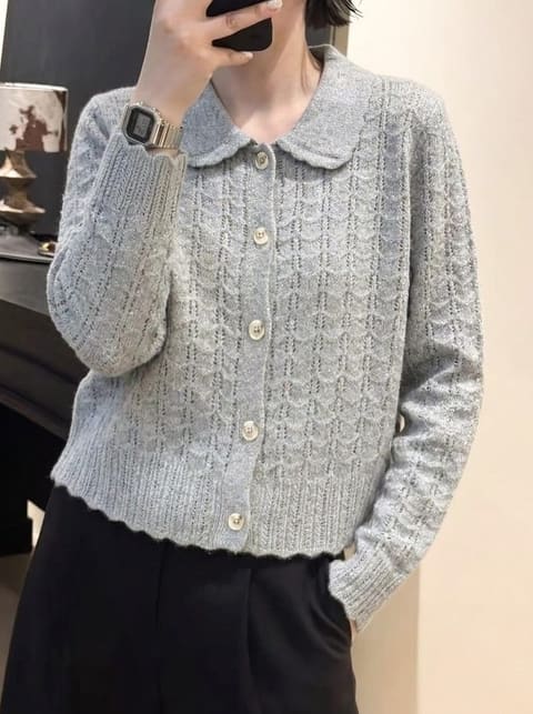 货号2626206 蓓婴绒翻领长袖开衫 第 6 张